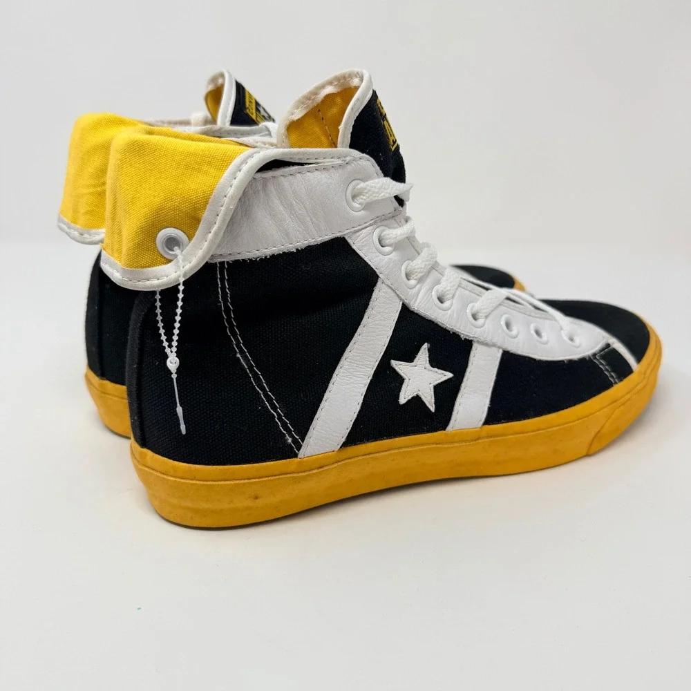 Converse All Star Re-Issue Street Hockey High Top Men's 9 Bruins Leather NEW
